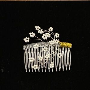 Handmade Beaded Hair Comb